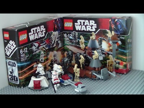 LEGO Star Wars: Battle Pack 7654 & 7655 Review (2 in 1) - YouTube