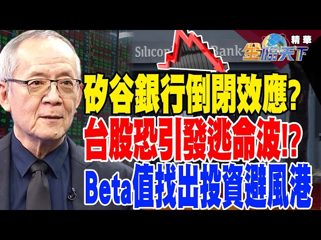 【精華】矽谷銀行倒閉效應？台股恐引發逃命波！？Beta值找出投資避風港 #李永年 @tvbsmoney @leon888 20230314