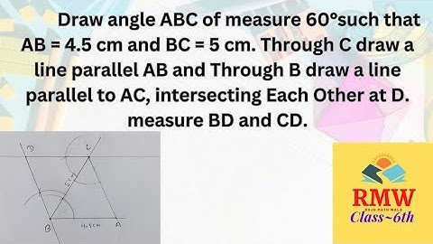Solution of r s Aggarwal math class 6 Exercise 14A | question number 9 |Construction