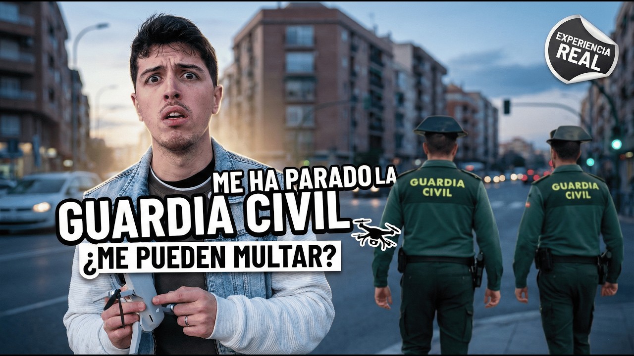 ¿Te pueden multar por volar un dron? Me paró la Guardia Civil y esto pasó