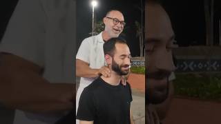 WHOLESOME Chiropractic Massage (wait for cameraman singing!) #relax #relaxing #beach