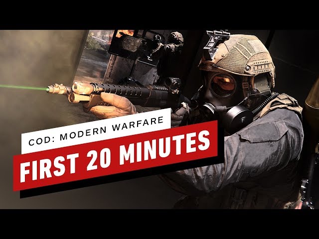 9 Minutes of New Gameplay - Call of Duty: Modern Warfare (4K 60FPS) 