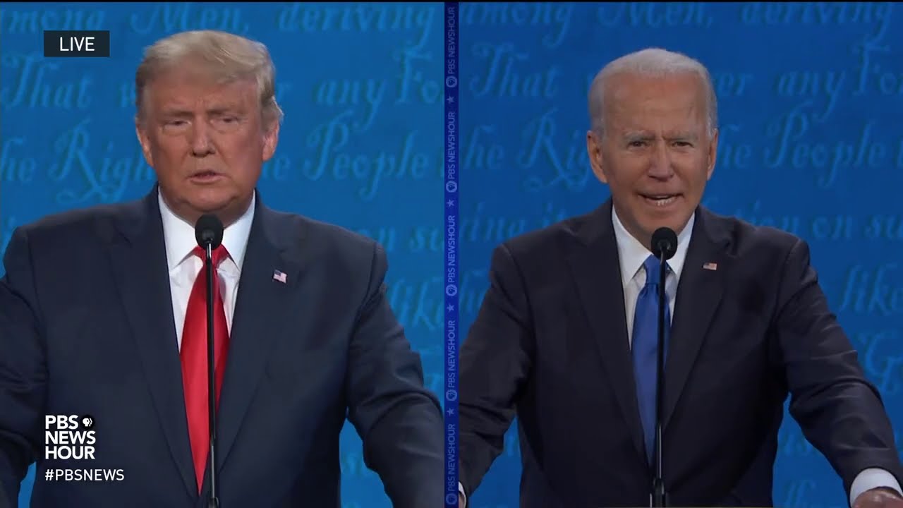 Watch Trump Biden Put Blame On Parties For Stalled Covid 19 Aid Second Presidential Debate 2020 Youtube