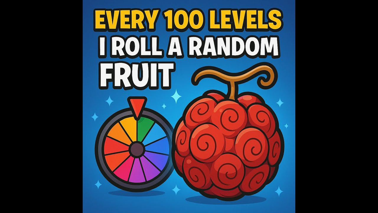 Blox fruits but every 100 levels I roll a random fruit - YouTube