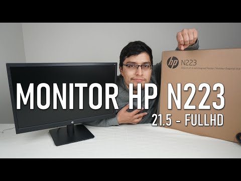 UNBOXING MONITOR HP N223 - FULLHD