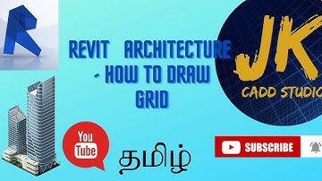 REVIT ARCHITECTURE IN TAMIL -  GRID PLACEMENT