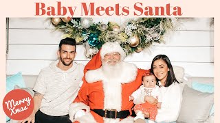 Baby's First Time Meeting Santa | Vlogmas 2019