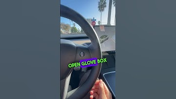 Opening a Tesla glove box is complicated…