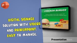 Digital Signage Solution With S And Powerpoint. Easy To Manage. Resimi