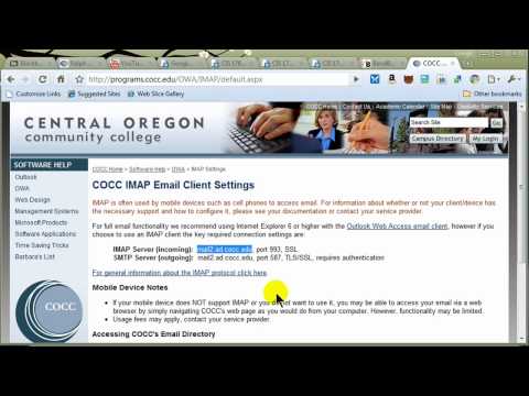 Setting Up Outlook Express (Vista Mail) with IMAP