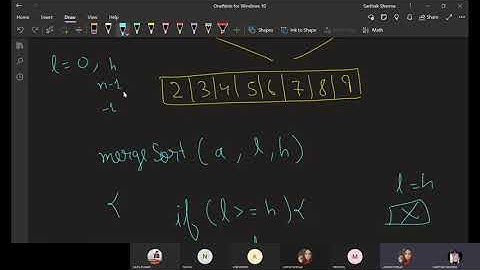 Merge Sort(in hindi)