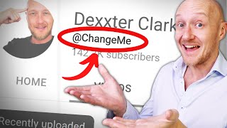 How to change Youtube handle name - on pc 2024 (@username)