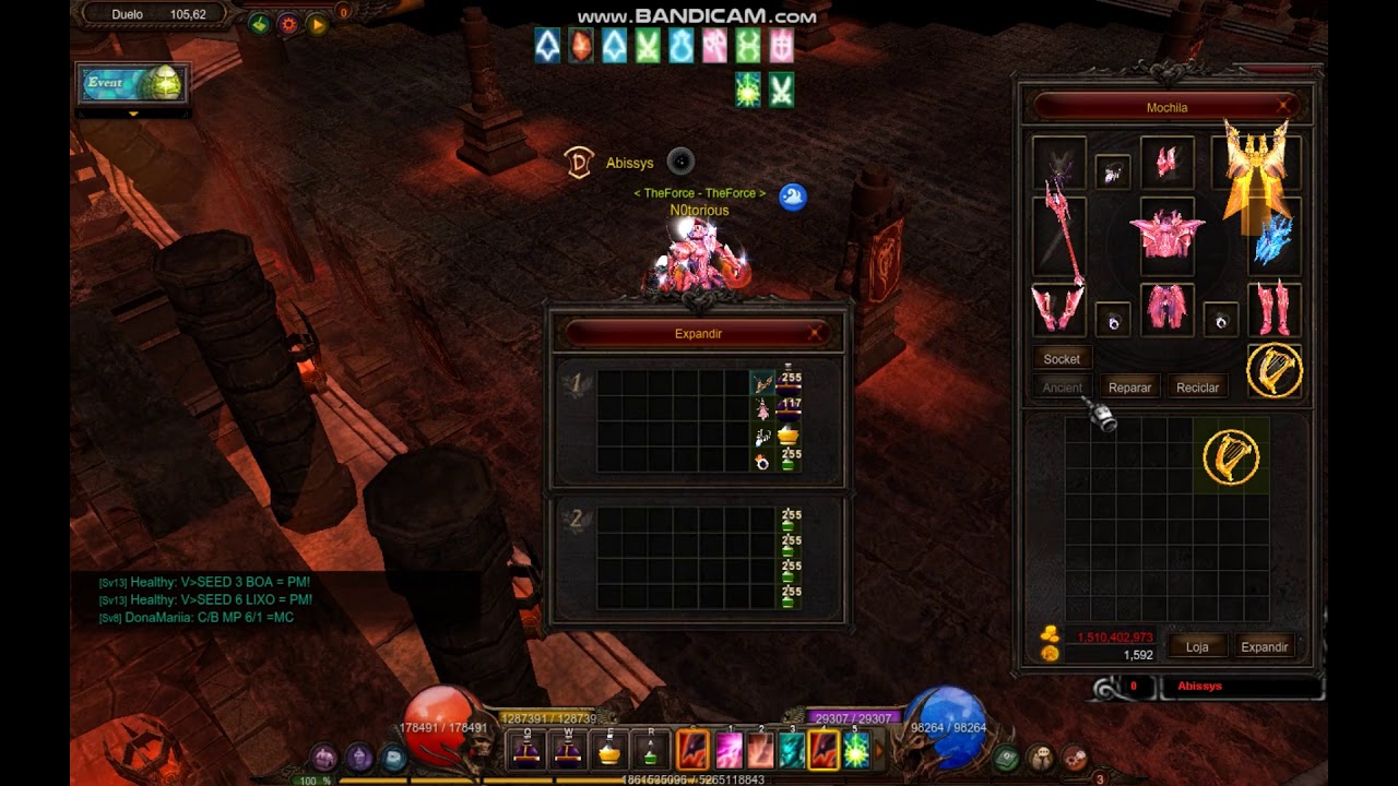 N0torious ( Cabacinho Coulin ) Guild TheForce x Abissys Guild Olympus