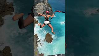 bungee jumping 👀 #AdrenalineJunkie #Leap OfFaith#CliffJumping#OceanView#AdventureTravel