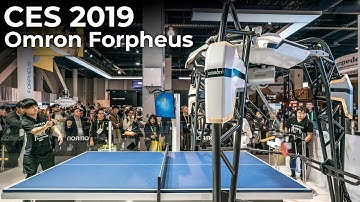 CES 2019 - Omron Forpheus automated Ping Pong