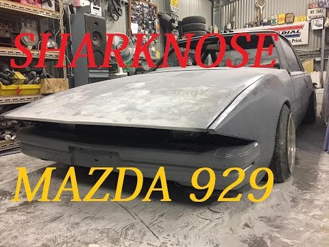 mazda-929-build-part-3-shark-nose-progress-and-exhaust!