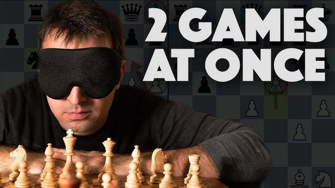 How to Play Chess Blindfolded. An unconventional way to even the