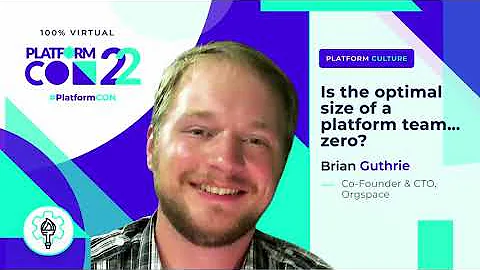 Is the optimal size of a platform team zero?  Bria...