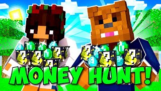 I Challenged My Friends To Lucky Block Money Hunt In Minecraft!