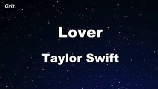 Karaoke♬ Lover - Taylor Swift 【No Guide Melody】 Instrumental