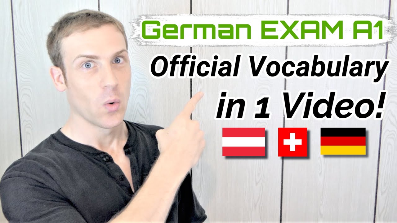 Want to MASTER German A1? All the words you need
