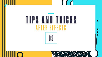 Aprende a crear Patrones animados fácilmente en After Effects / TIPS AND TRICKS / (Tutorial)