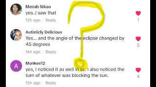 Got DARKish Twice During Eclipse. Did you notice this?