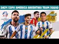 Argentina Final Team Squad For Copa America 2024 | Argentina players list | Messi in, Dybala out