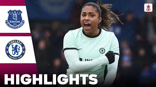 Everton vs Chelsea | Highlights | Adobe Women's FA Cup Quarter Final 10-03-2024