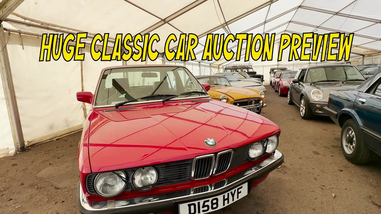 HUGE Classic Car Auction Preview - YouTube