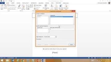 Creating a Macro Enabled Template in Word