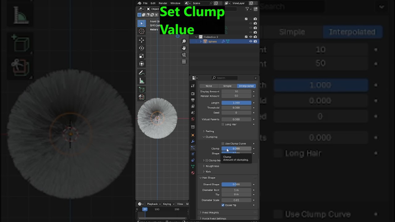 Easy way to make dynamic hair in blender 
