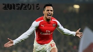 Alexis Sanchez | All 21 Goals and 13 Assists | 2015/2016 | HD