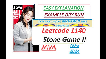 Stone Game II | Leetcode 1140 | Dynamic Programming (Memoization) | Java Code | Developer Coder