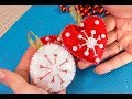 Новогодние игрушки из ФЕТРА. DIY Новогодний декор. Мария Калугина.