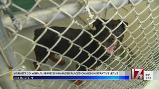 Harnett County animal services manager placed on administrative leave