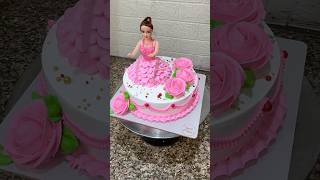 Doll Cake Design Full Tutorial #trending #viral #dollcake #cakedecoration #shorts #doll
