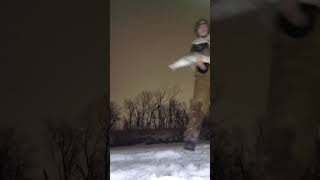 sturgeon on a 13 tip up... #fishing #sturgeonfishing #sturgeon