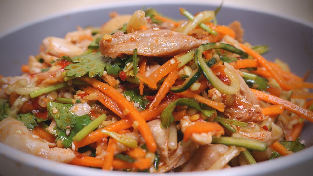 Shredded Chicken Salad Recipe | Souped Up Recipes