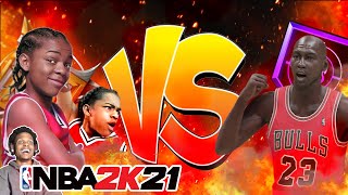 LIKE MIKE IN NBA 2K21 NEXT GEN!! CALVIN CAMBRIDGE vs MICHAEL JORDAN!!