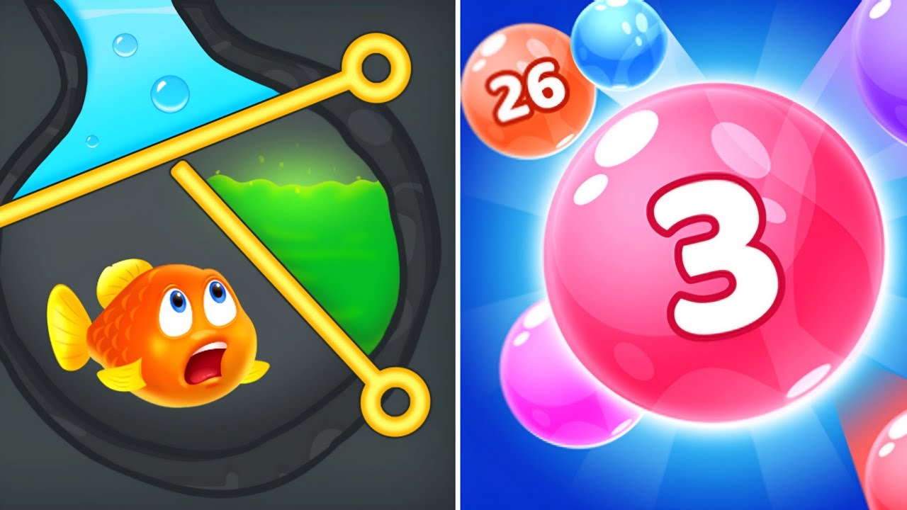 Save Fish | Marble Ball Run 3D - All Level Gameplay Android, iOS - NEW APKUPDATE