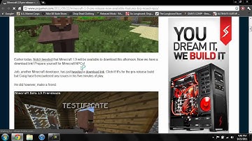 How To Get Minecraft Beta 1.9 Pre-Release