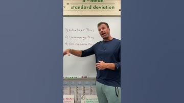 Bias in sampling PART 1 #apstatistics #apstats