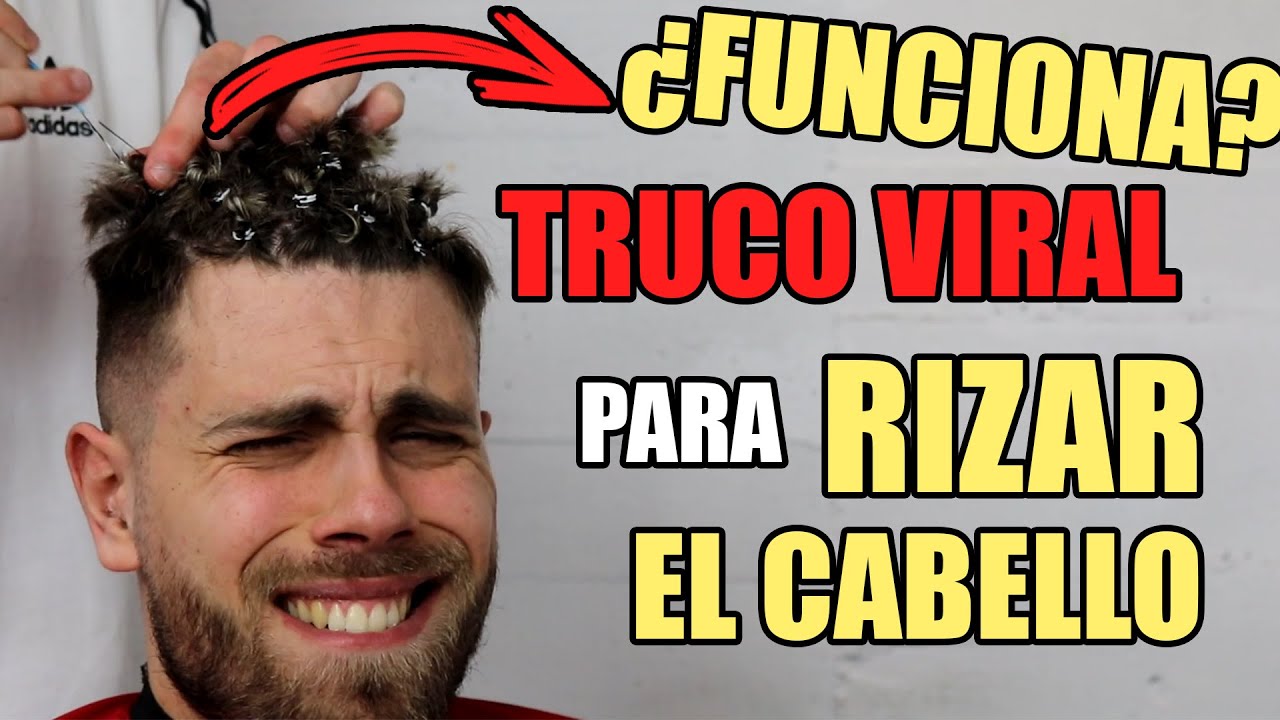 CABELLO DE LACIO A RIZADO O CHINO HOMBRE IMITA PERMANENTE | ¿Es una ESTAFA?  o FUNCIONA - YouTube