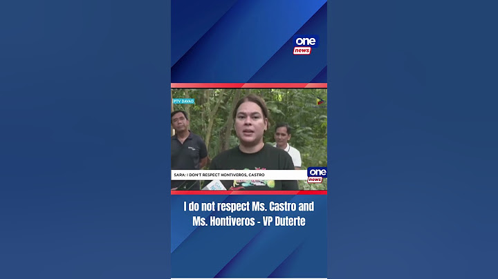 VP Sara Duterte explains why she singled out Sen. Risa Hontiveros, Rep. France Castro #news