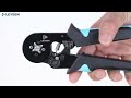 LEYDEN® HSC8 6-4A, 0.08-10mm², AWG28-7 Wire Stripper Self Adjusting Crimping, Ferrule Crimper Tool