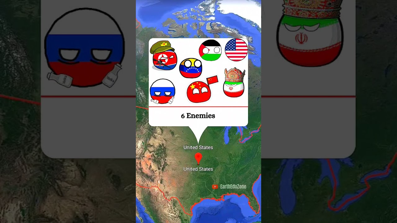 How Many Enemies Of Different Countries 