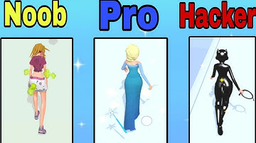 NOOB vs PRO vs HACKER in Makeover Run