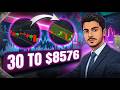 $10 Turn Into $8576 In 15 Minutes Trading Quotex | Quotex Strategy 100% Accurate | Quotex Trading