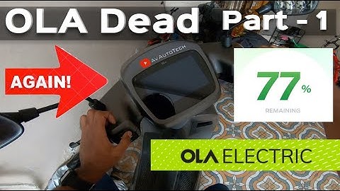 Ola S1 Pro DEAD AGAIN! NOT Turning On! | Part 1